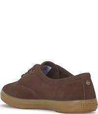 Keds Champion Luxe Suede Lace Up Sneakers