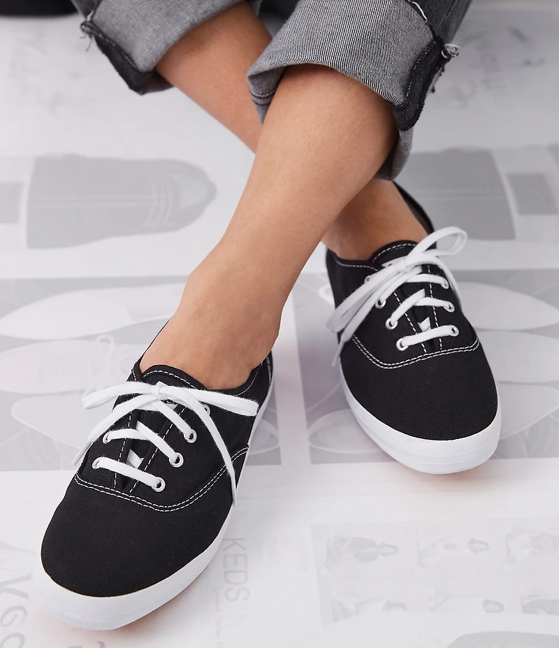 Keds Champion Canvas Lace Up Sneakers
