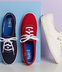 Keds Champion Canvas Lace Up Sneakers