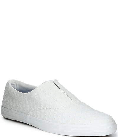 Keds Champion Round Toe Slip On Canvas Sneakers