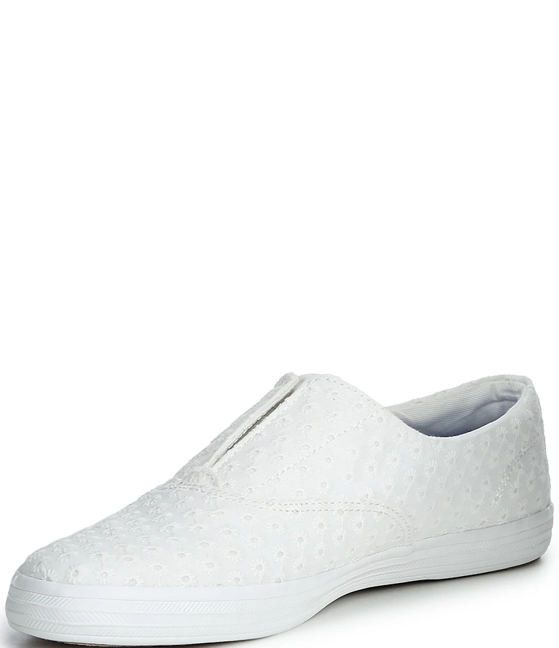Keds Champion Round Toe Slip On Canvas Sneakers