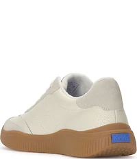 Keds Contest Perforated Leather and Suede Lace Up Sneakers