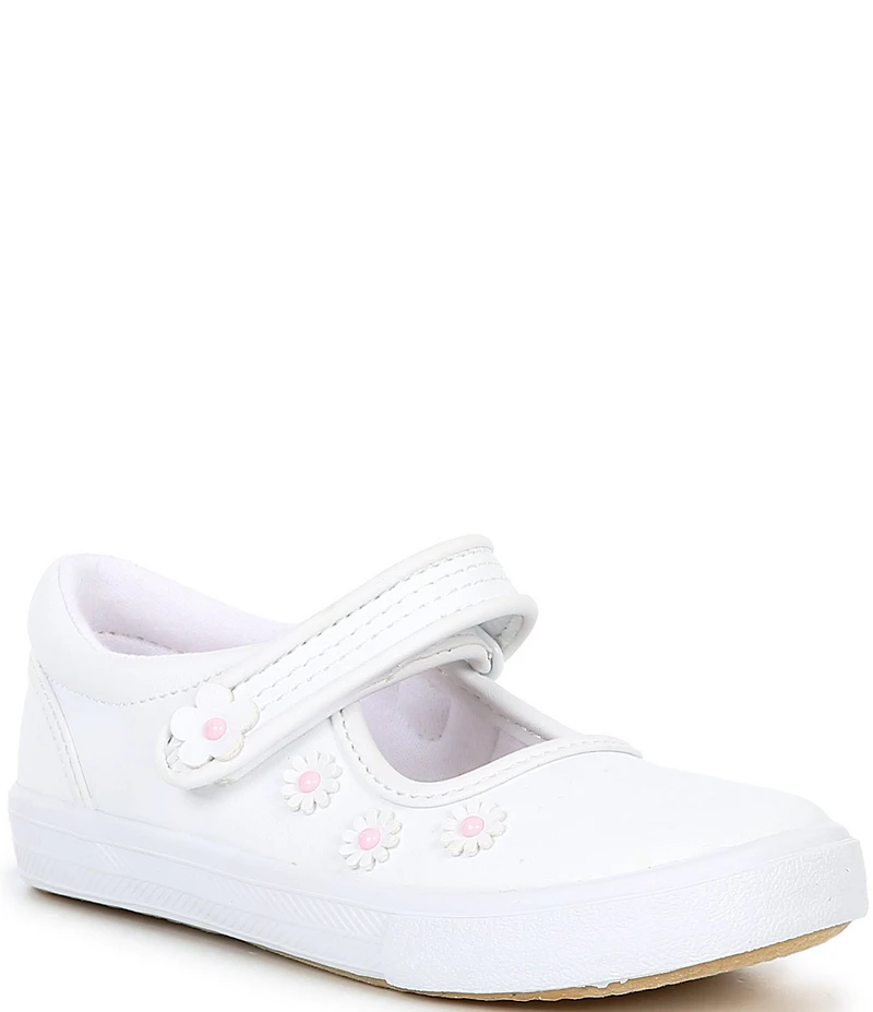 Keds Girls' Ella Flower Ornamented Mary Jane Flats (Infant)