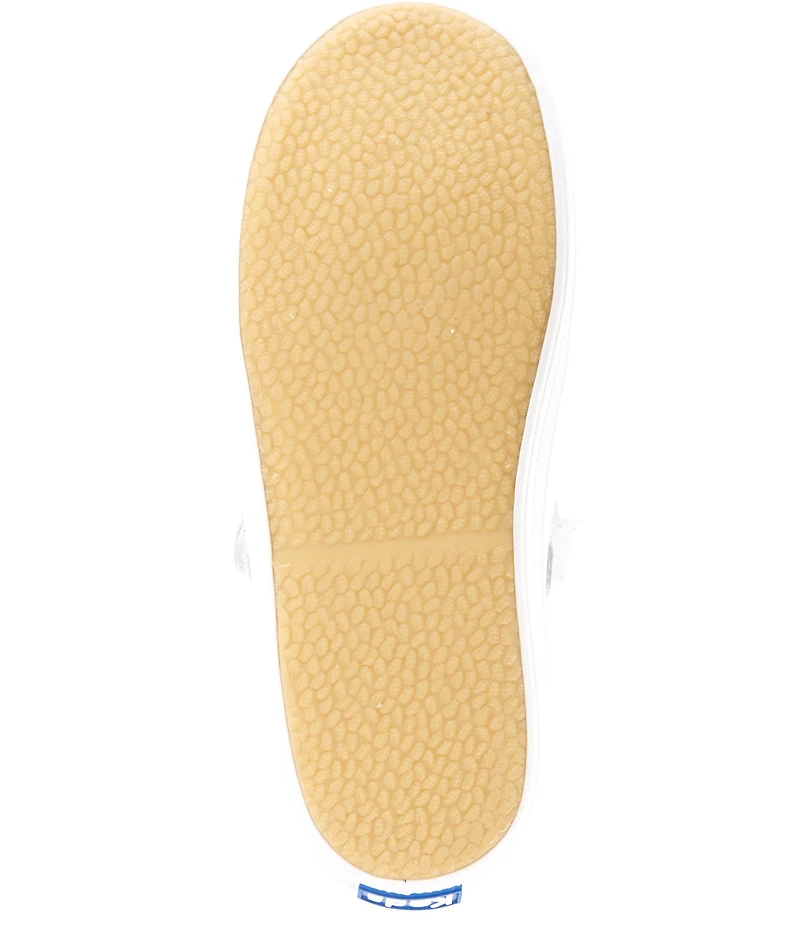 Keds Girls' Ella Leather Flower Ornamented Mary Jane Flats (Infant)