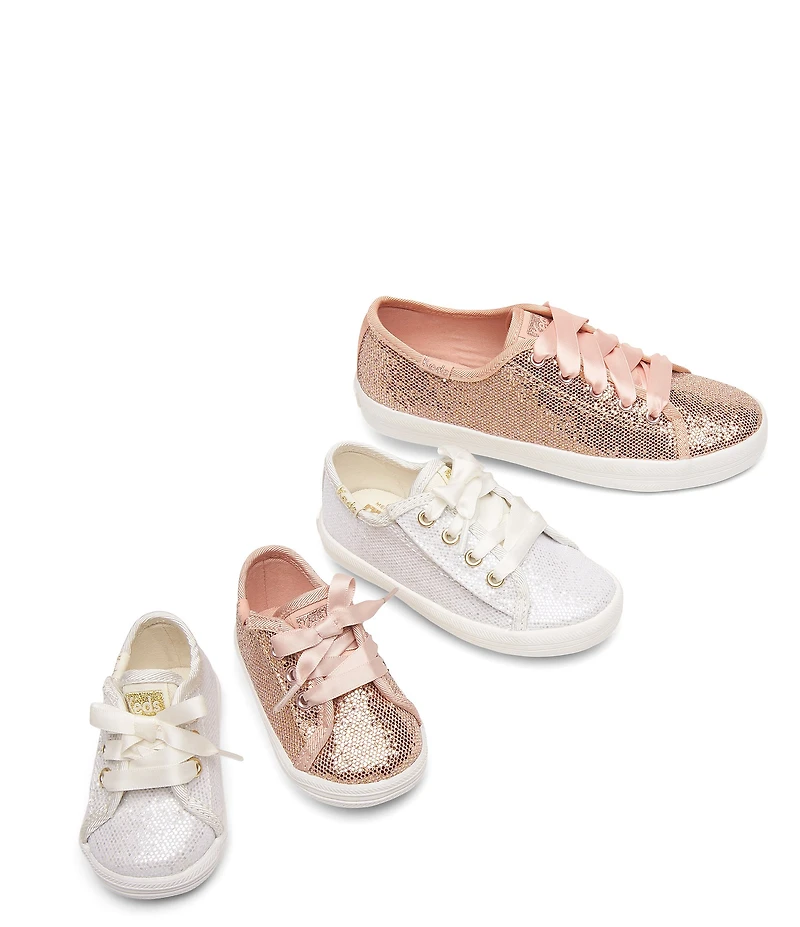 Keds Girls' Kickstart Celebrations Sparkle Sneakers (Toddler)