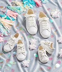 Keds Girls' Kickstart Jr Celebrations Sparkle Alternative Closure Sneakers (Infant)
