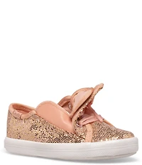 Keds Girls' Kickstart Jr Celebrations Sparkle Alternative Closure Sneakers (Infant)