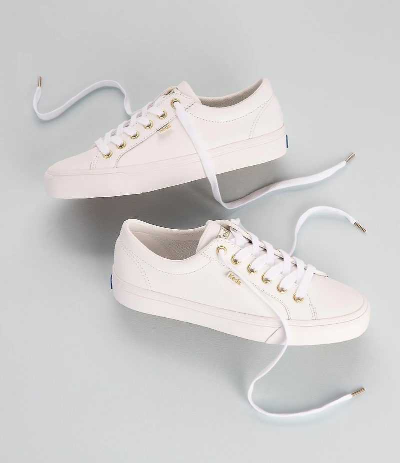 Keds Jumpkick Lace-Up Leather Sneakers