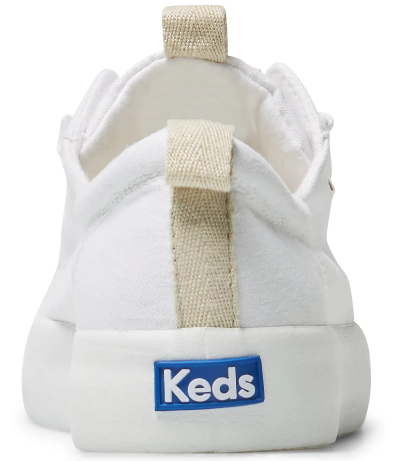Keds Kickback Canvas Laced Slip-On Sneakers