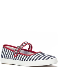Keds Maisie Mary Jane Striped Canvas Sneakers