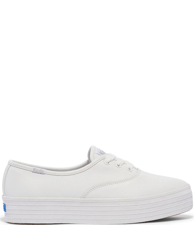 Keds Point Lace Up Leather Platform Sneakers