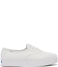 Keds Point Lace Up Leather Platform Sneakers