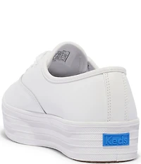 Keds Point Lace Up Leather Platform Sneakers