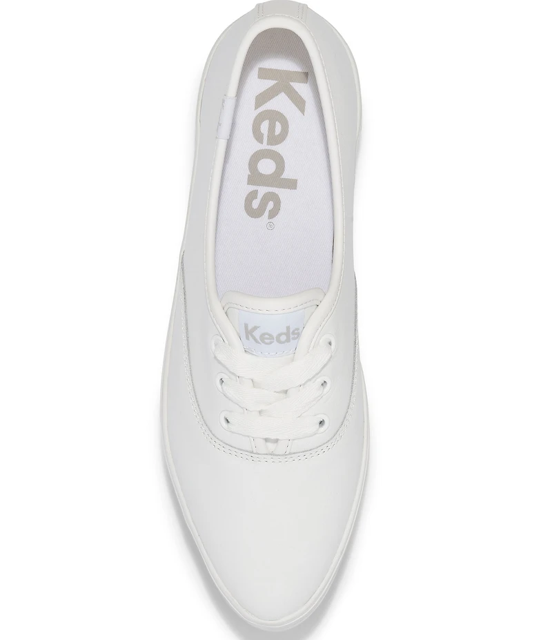 Keds Point Lace Up Leather Platform Sneakers