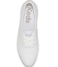 Keds Point Lace Up Leather Platform Sneakers