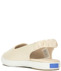 Keds Point Leather Slingback Slip On Flats