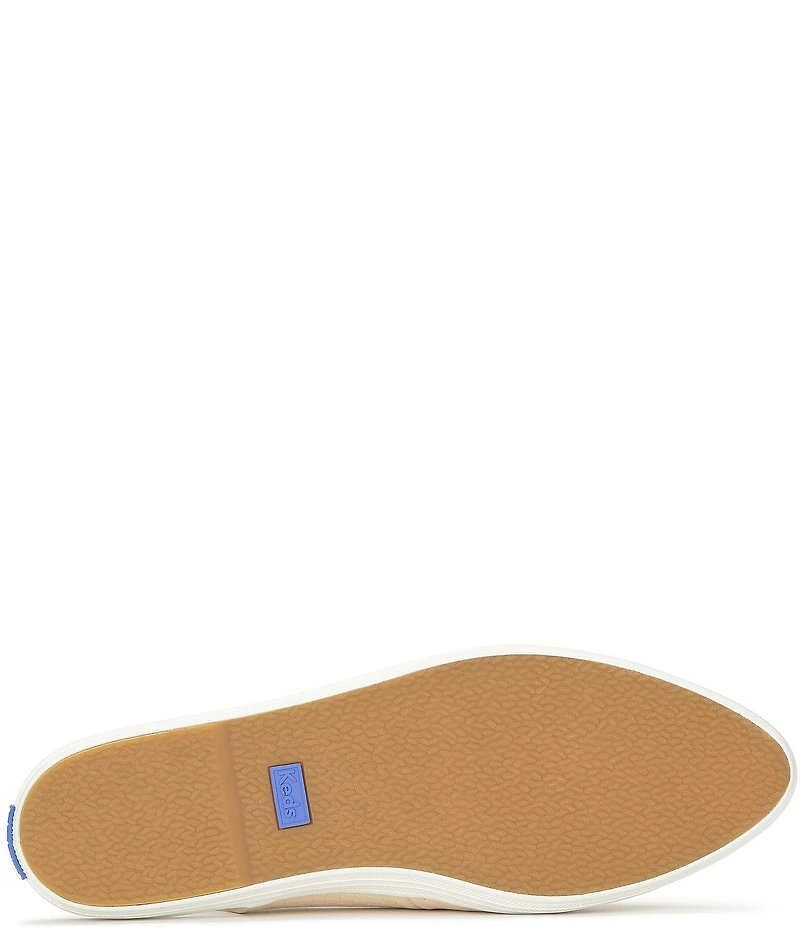 Keds Point Leather Slingback Slip On Flats