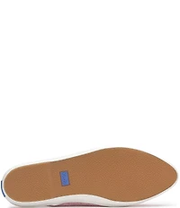 Keds Point Slingback Distressed Metallic Leather Flats