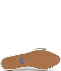 Keds Point Slingback Metallic Leather Bow Flats