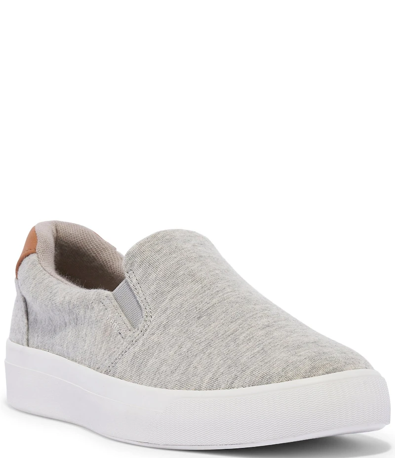 Keds Pursuit Flecked Chambray Slip On Sneakers