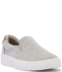 Keds Pursuit Flecked Chambray Slip On Sneakers