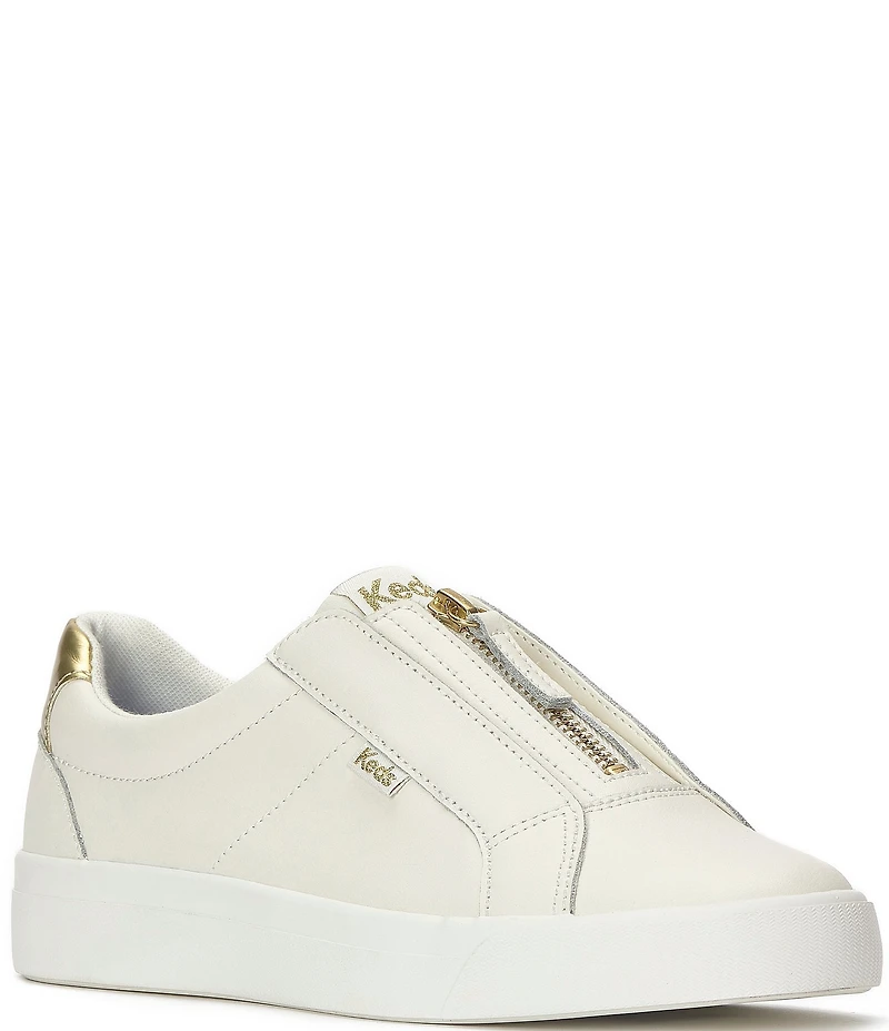 Keds Pursuit Leather Zip Sneakers