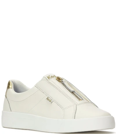 Keds Pursuit Leather Zip Sneakers