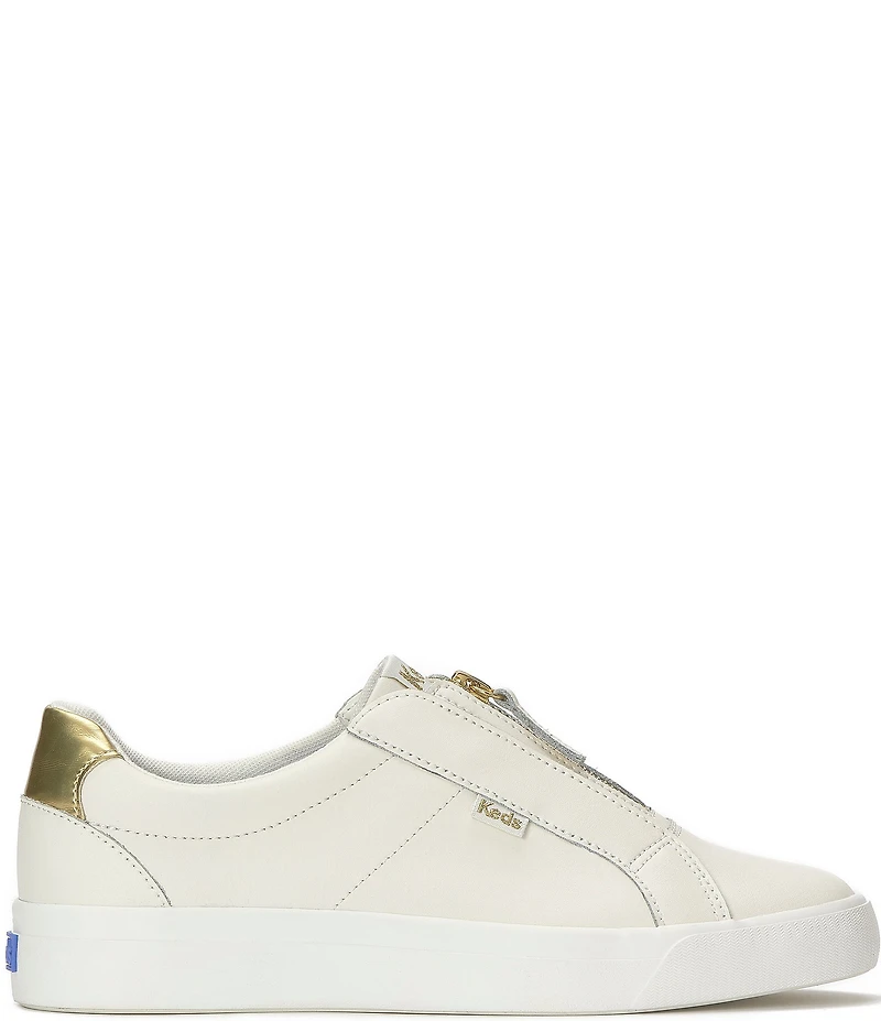Keds Pursuit Leather Zip Sneakers
