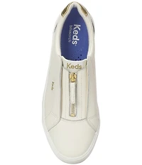 Keds Pursuit Leather Zip Sneakers