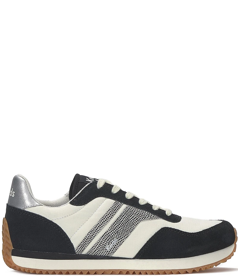 Keds Rena Printed Fabric and Suede Sneakers