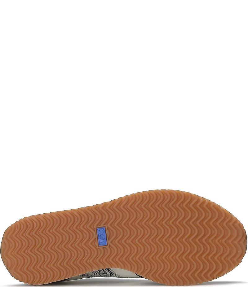 Keds Rena Printed Fabric and Suede Sneakers