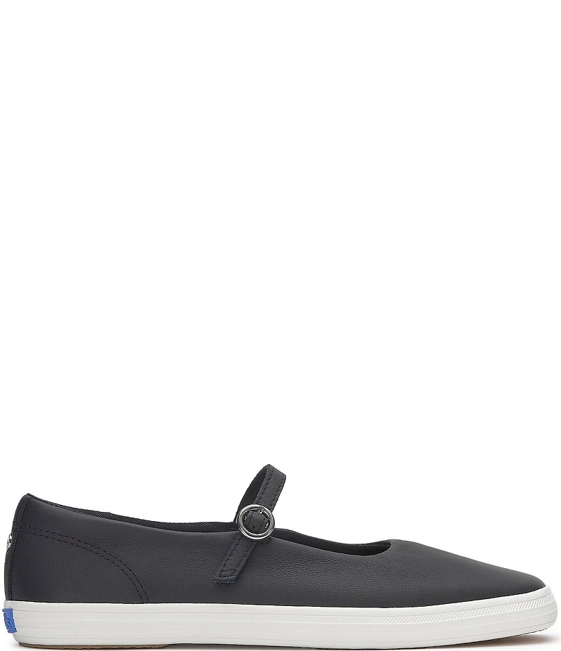Keds Square Toe Mary Jane Leather Flats