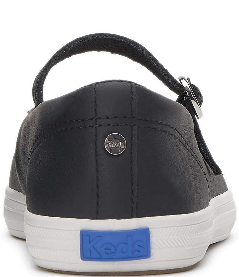 Keds Square Toe Mary Jane Leather Flats