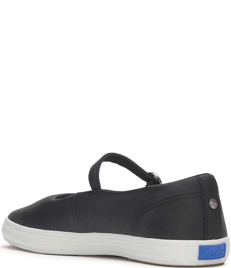 Keds Square Toe Mary Jane Leather Flats