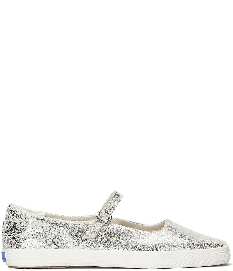 Keds Square Toe Mary Jane Leather Flats