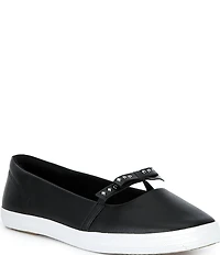 Keds Square Toe Mini Bow Mary Jane Ballet Flats