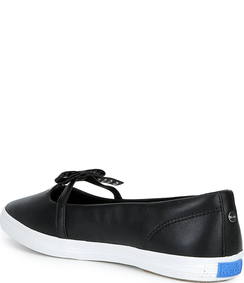 Keds Square Toe Mini Bow Mary Jane Ballet Flats