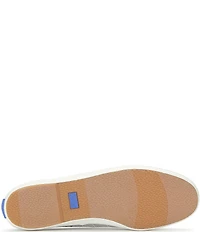 Keds Women's Champion Canvas Stripe Lace Up Sneakers