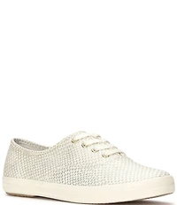 Keds Women's Champion Fishnet Print Canvas Lace Up Sneakers