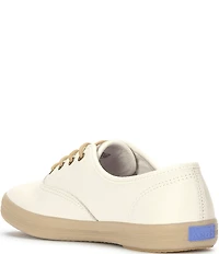 Keds Women's Champion Luxe Leather Lace Up Sneakers