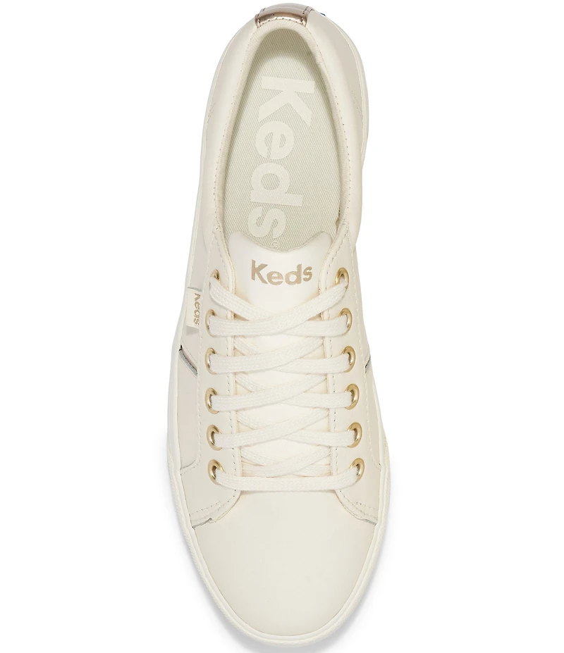 Keds Women's Jump Kick Duo Leather Platform Sneakers