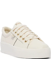 Keds Women's Jump Kick Duo Leather Platform Sneakers