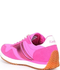 Keds Women's Rena Fabric and Suede Lace Up Sneakers