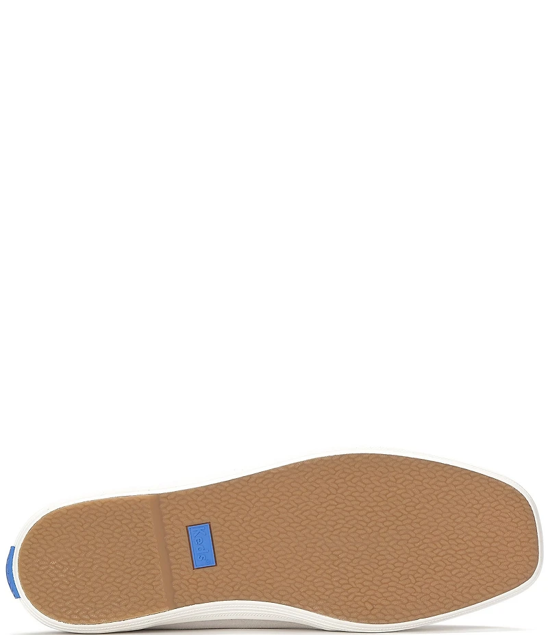 Keds Women's Square Toe Metallic Suede Loafers