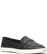 Keds Women's Square Toe Studded Leather Loafers