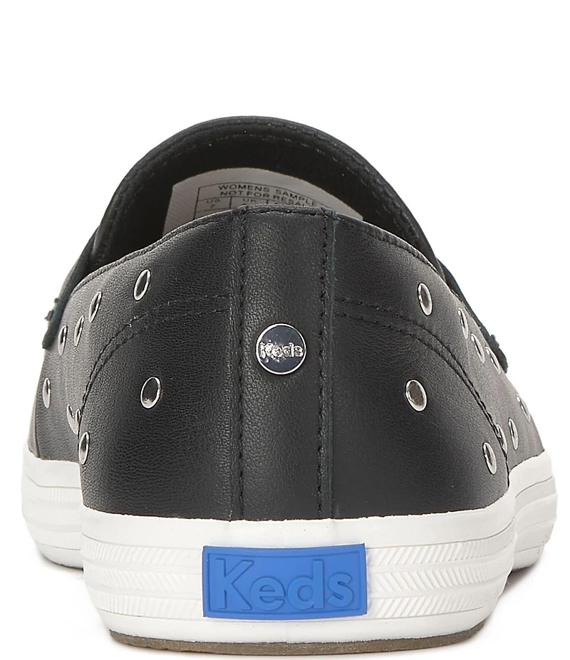 Keds Women's Square Toe Studded Leather Loafers