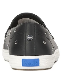 Keds Women's Square Toe Studded Leather Loafers