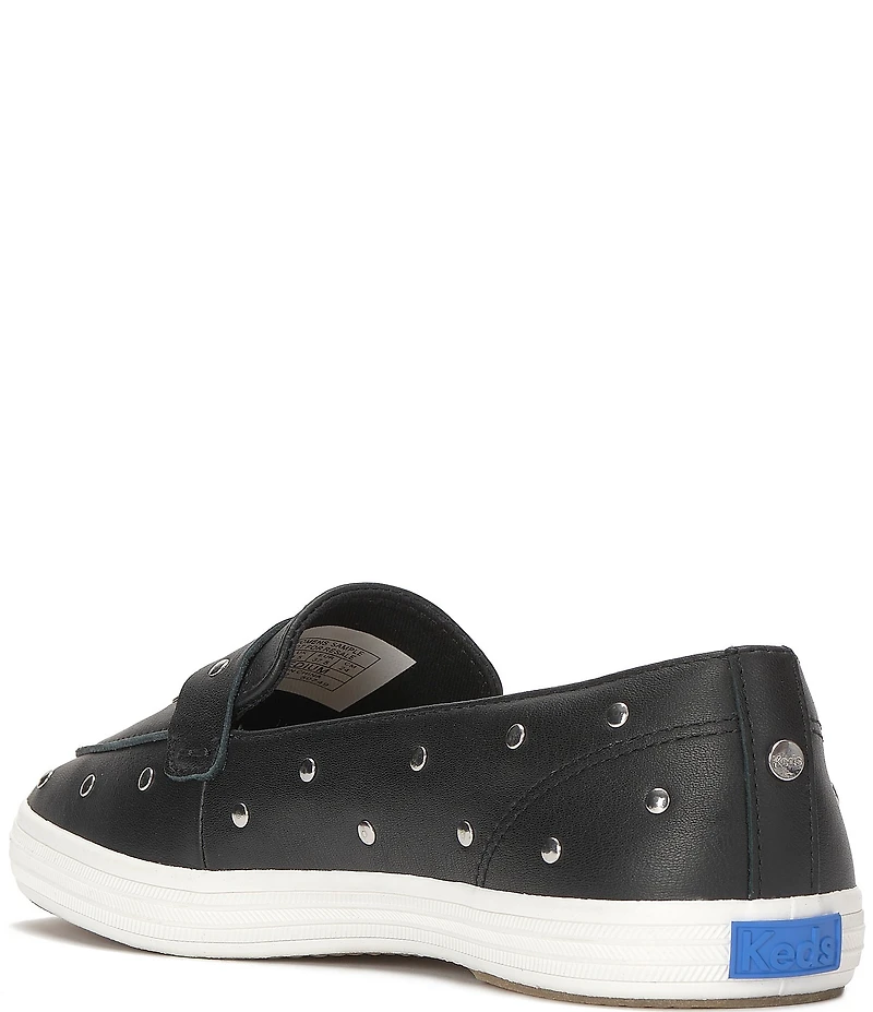 Keds Women's Square Toe Studded Leather Loafers