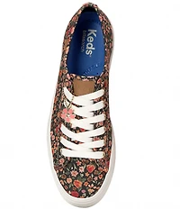 Keds Women's Triple Up Floral Print Canvas Platform Sneakers