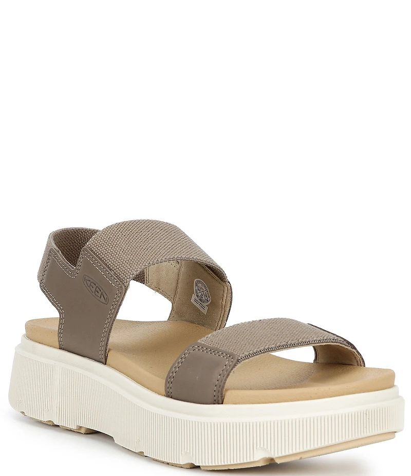Keen Women's Elle Mila Backstrap Stretch Platform Wedge Sandals
